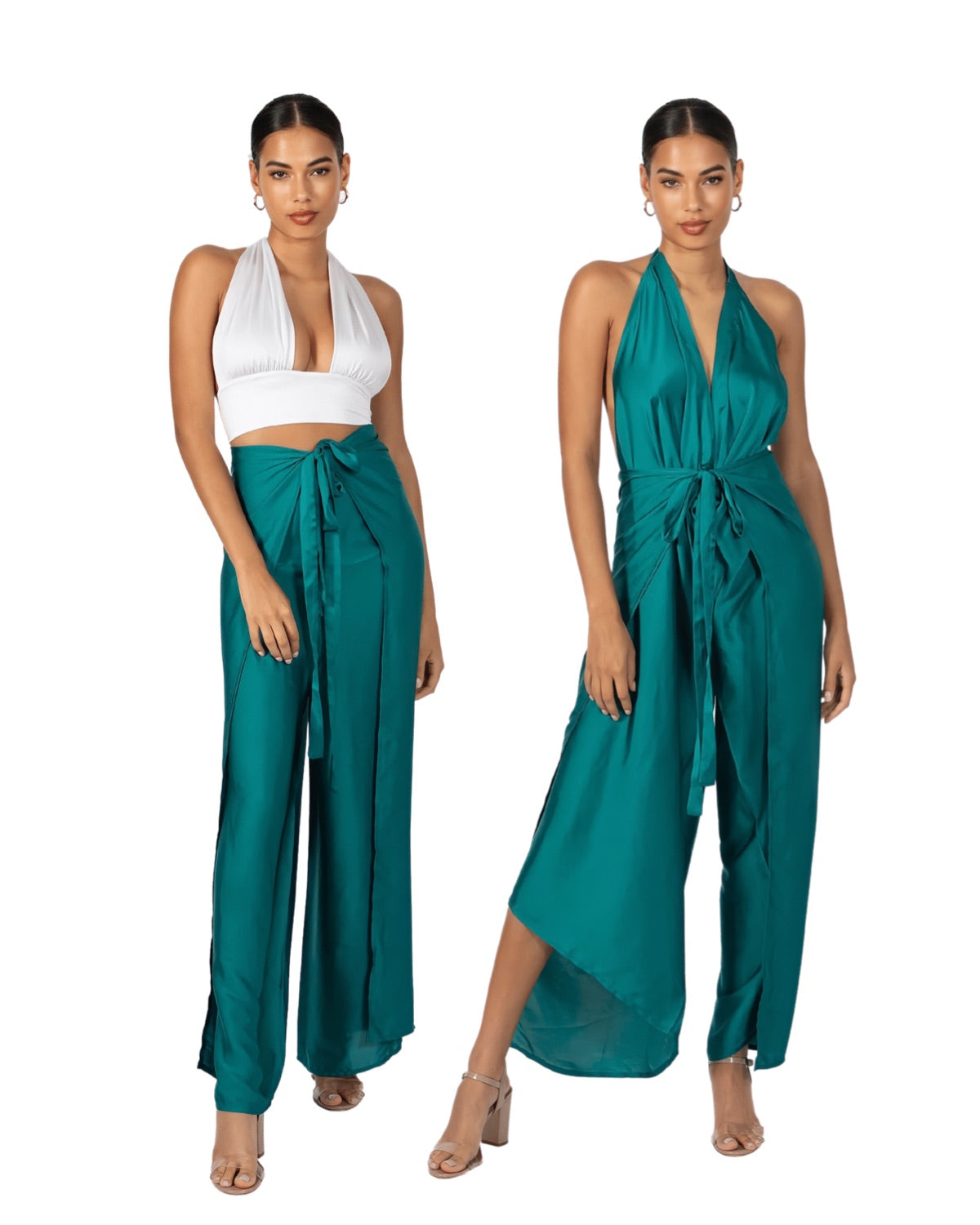Pant to Jumpsuit - Satin