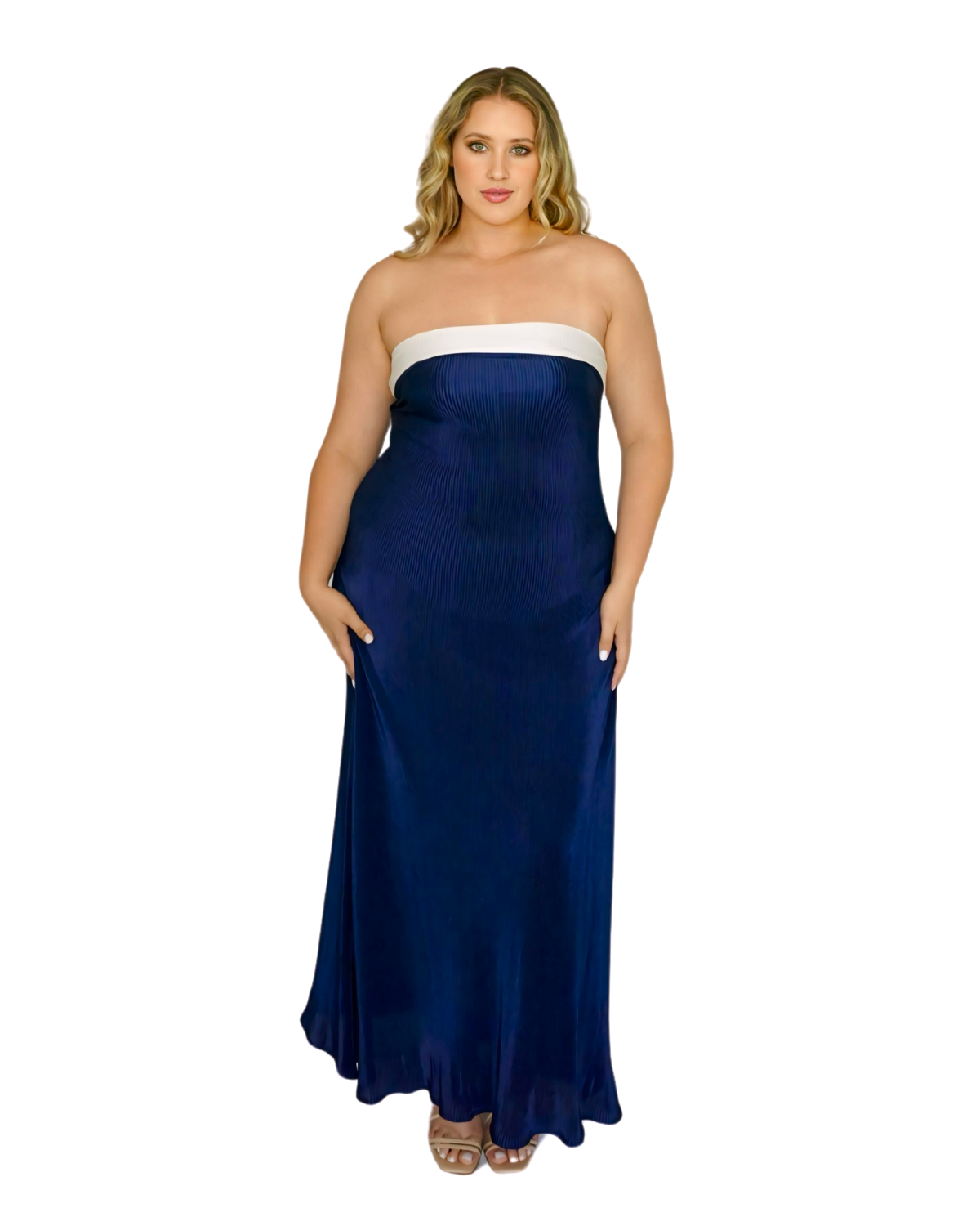 Monaco Maxi Dress - Plisse