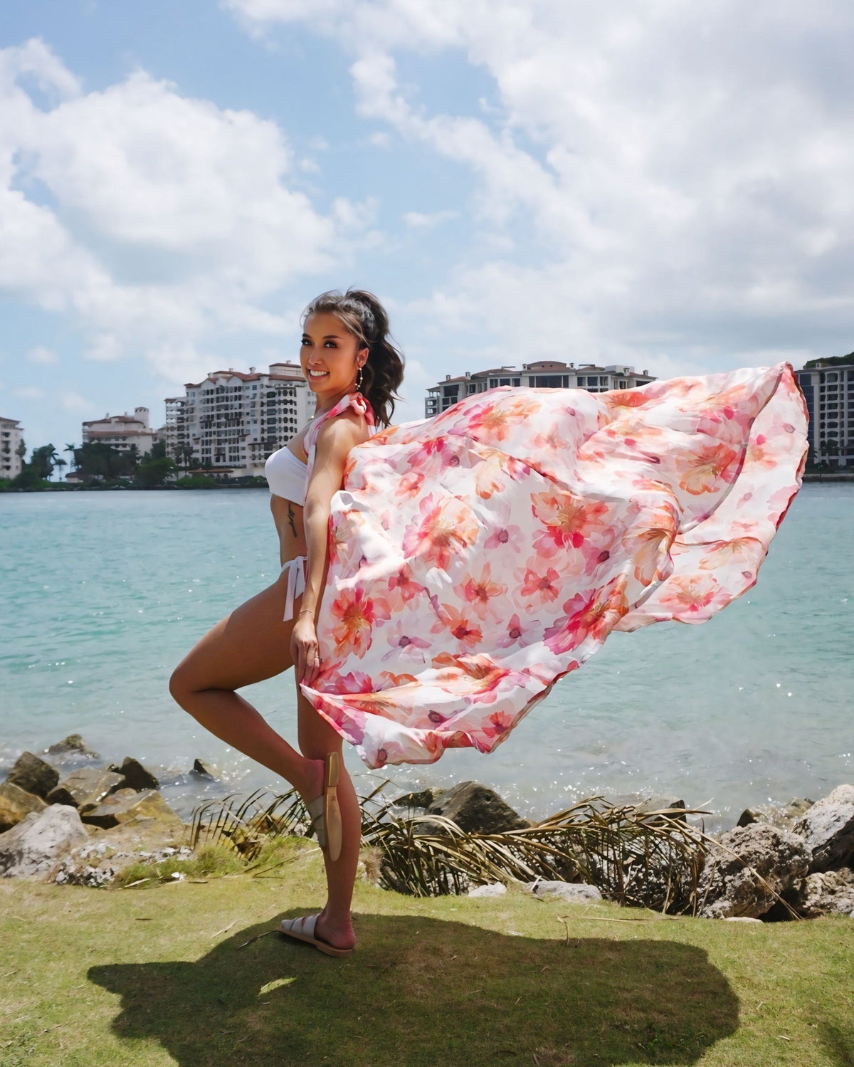 Show Skirt - Sunset Bloom